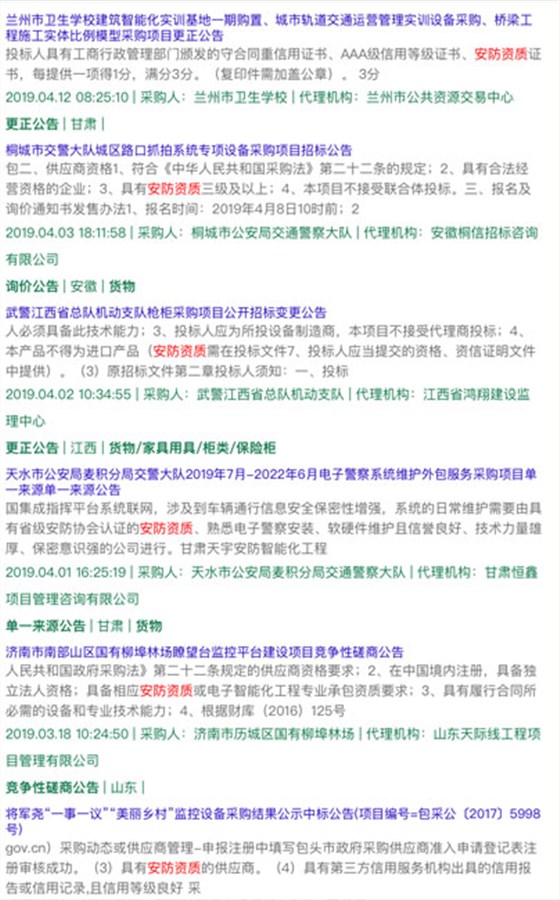 做安防資質(zhì)認證能接怎樣的項目？有作用嗎？能中標(biāo)嗎？